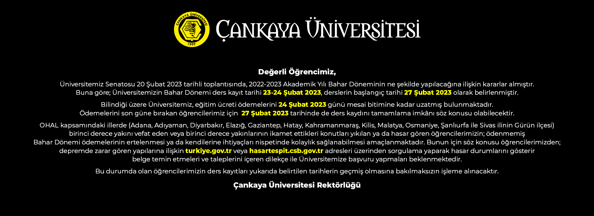 Deprem Duyuru