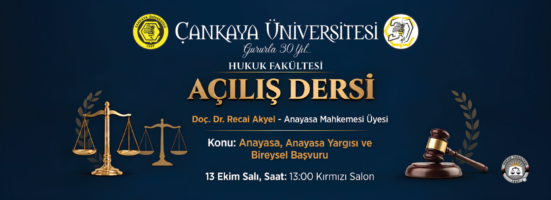 Hukuk Fakültesi Açılış Dersi
