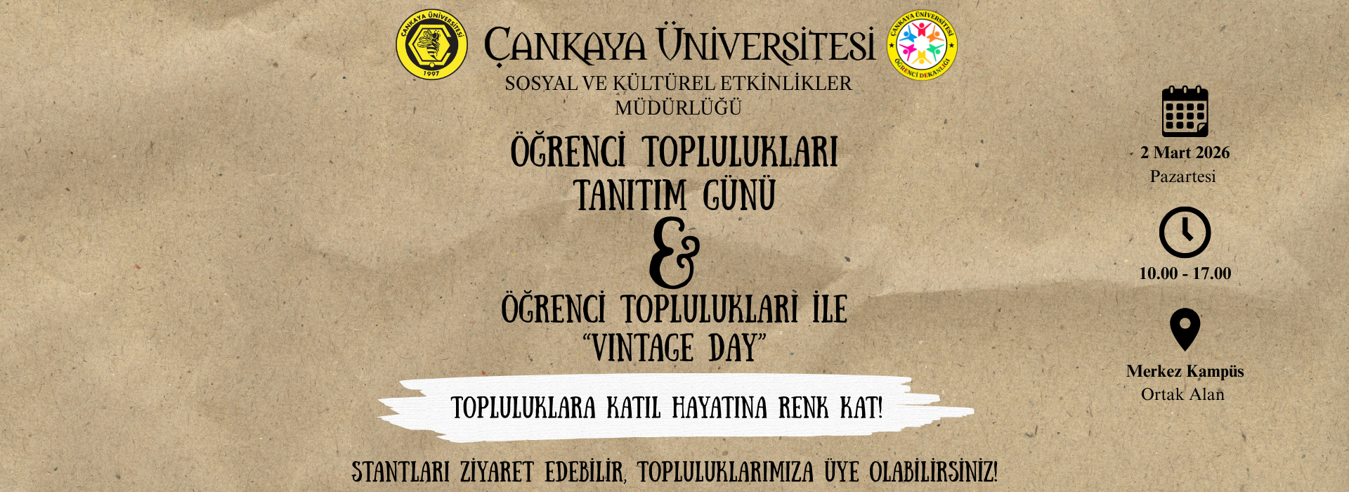 Öğrenci Toplulukları ile VINTAGE DAY